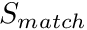 $ S_{match} $